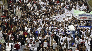 Nueva 'marea blanca' por una sanidad pública