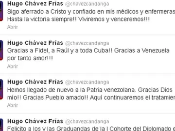 Twitter de Hugo Chávez Twitter de Hugo Chávez