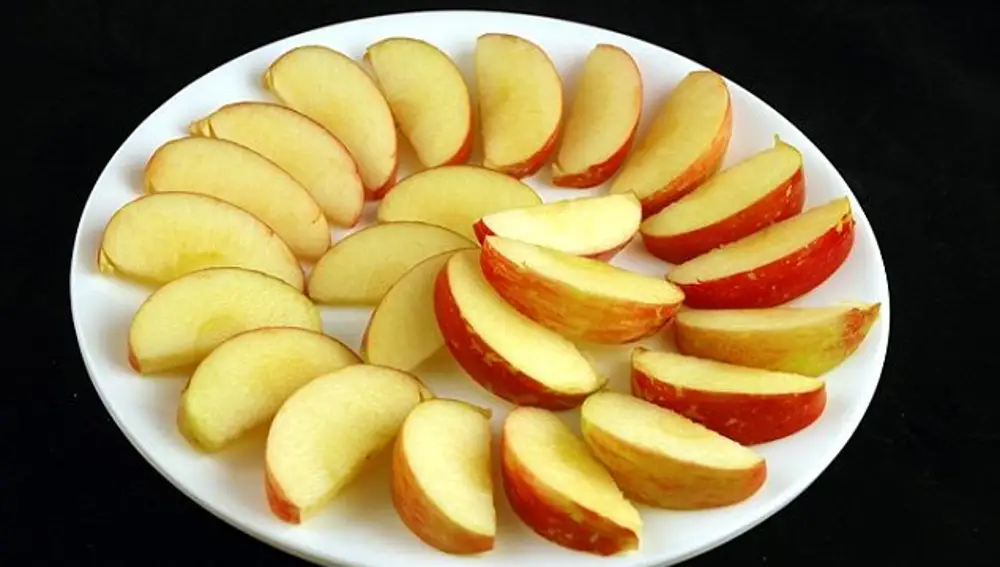La manzana tiene una densidad baja en calorías