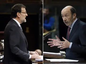 Combo Rajoy-Rubalcaba Combo Rajoy-Rubalcaba