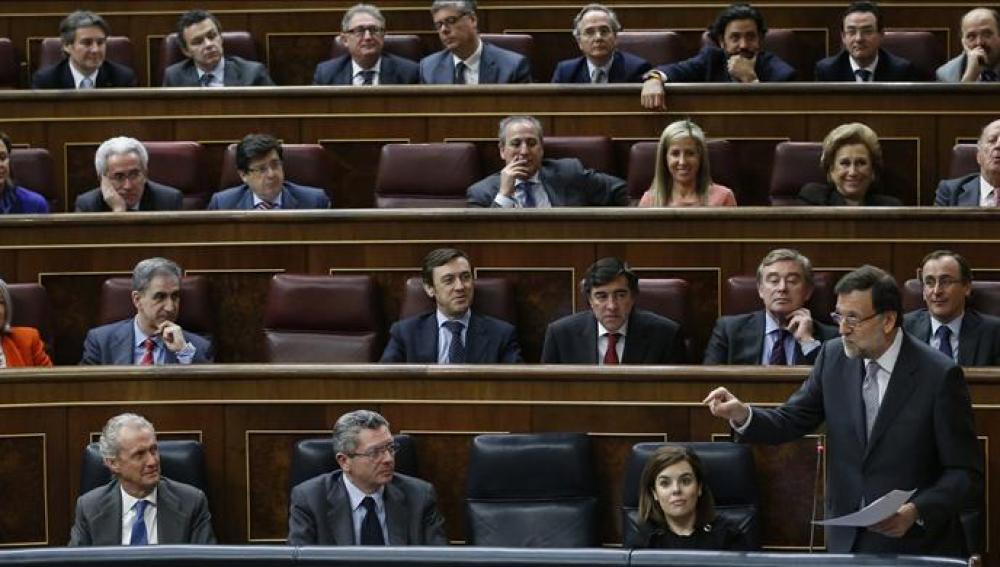 Mariano Rajoy, en el Congreso