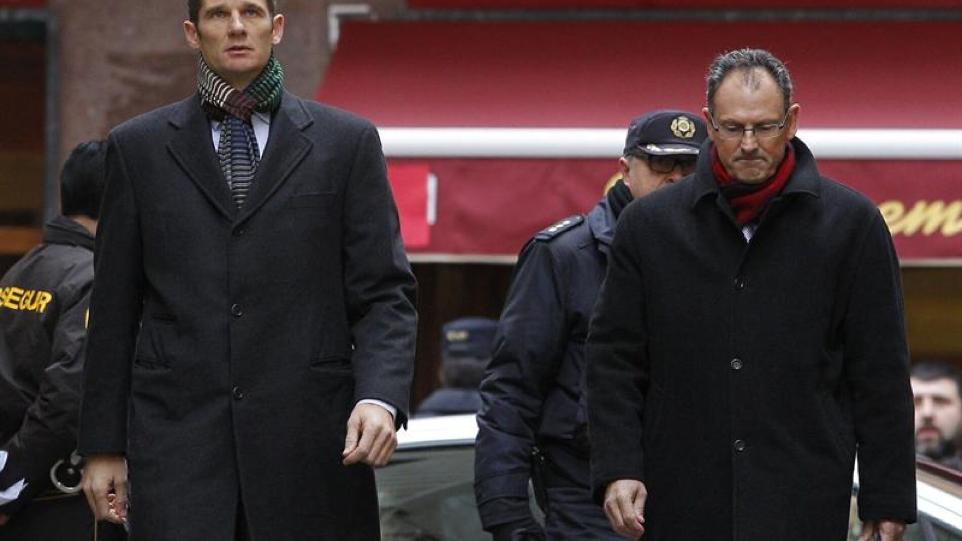 Llegada de Urdangarin al juzgado