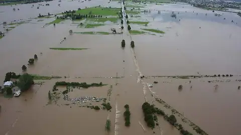 Las inundaciones arrasan el este de Australia Las inundaciones arrasan el este de Australia