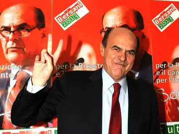 El candidato del Partido Demócrata, Pier Luigi Bersani El candidato del Partido Demócrata, Pier Luigi Bersani
