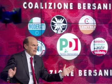 El líder del centroizquierda italiano, Pierluigi Bersani El líder del centroizquierda italiano, Pierluigi Bersani