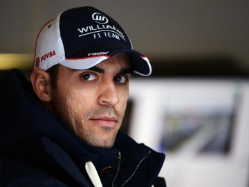 Pastor Maldonado, con la mirada atenta