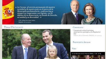 La web de la Casa Real borra el rastro de Urdangarin en sus páginas