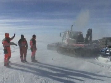 Ranulph Fiennes abandona la Antártida