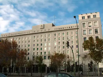 Fachada del Ministerio de Defensa en Madrid Fachada del Ministerio de Defensa en Madrid