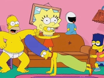 Los Simpson en su peculiar 'Harlem Shake'
