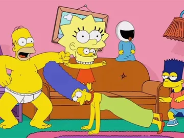 Los Simpson en su peculiar 'Harlem Shake' Los Simpson en su peculiar 'Harlem Shake'