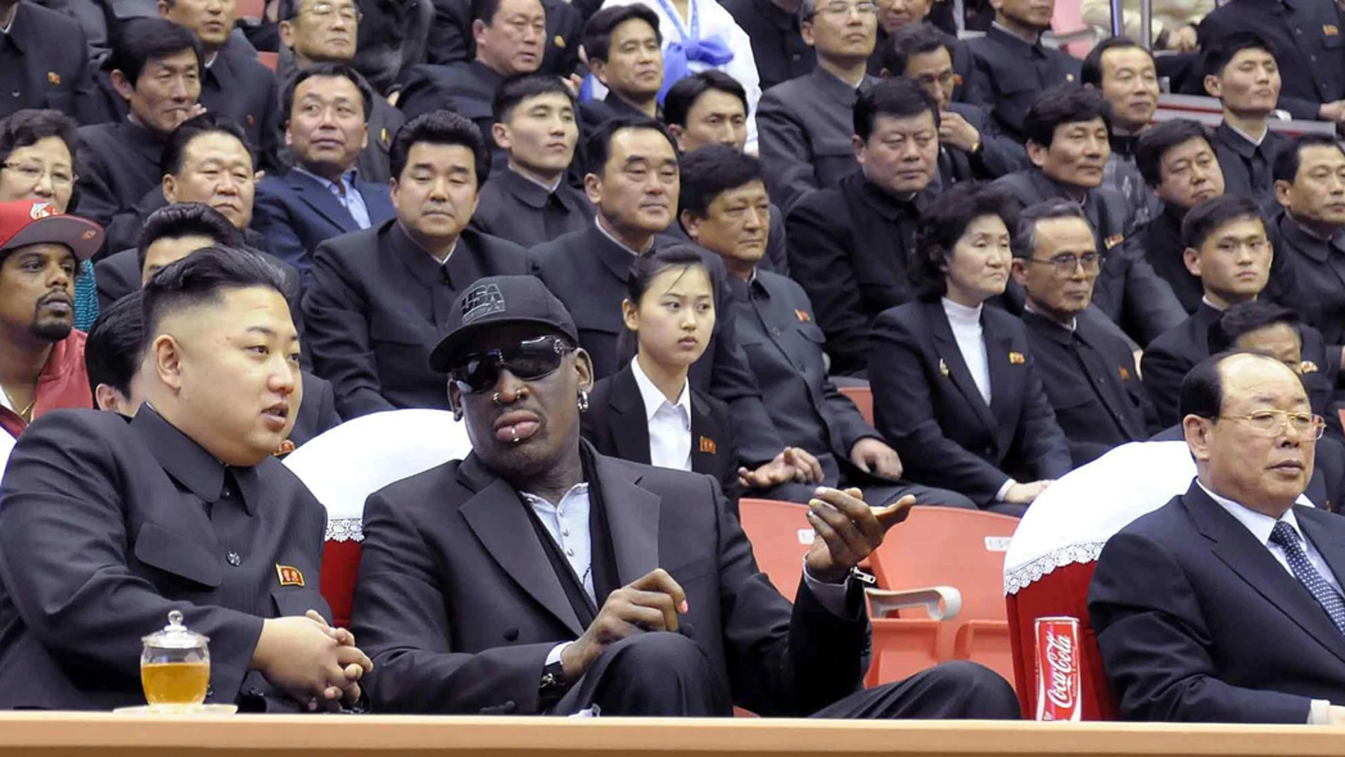 Dennis Rodman junto a Kim Jong Un Dennis Rodman junto a Kim Jong Un