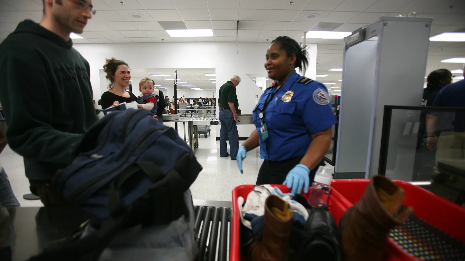 Control en un aeropuerto estadounidense Control en un aeropuerto estadounidense
