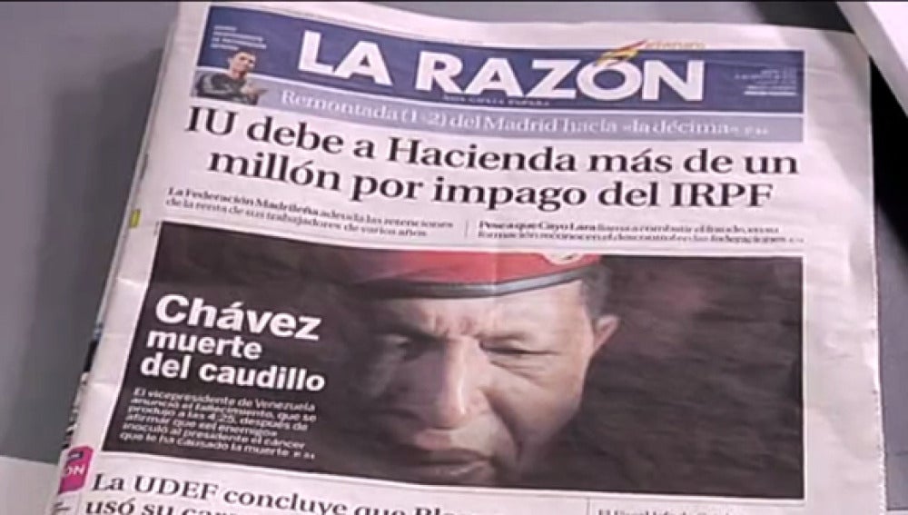 Hugo Chávez en la prensa