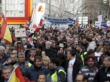 Protesta de Iberia Protesta de Iberia