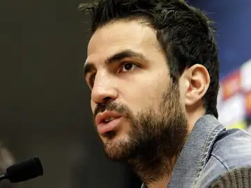 Cesc Fábregas, en la rueda de prensa Cesc Fábregas, en la rueda de prensa