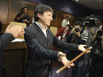 El nuevo alcalde de Ponferrada, el socialista Samuel Folgueral El nuevo alcalde de Ponferrada, el socialista Samuel Folgueral