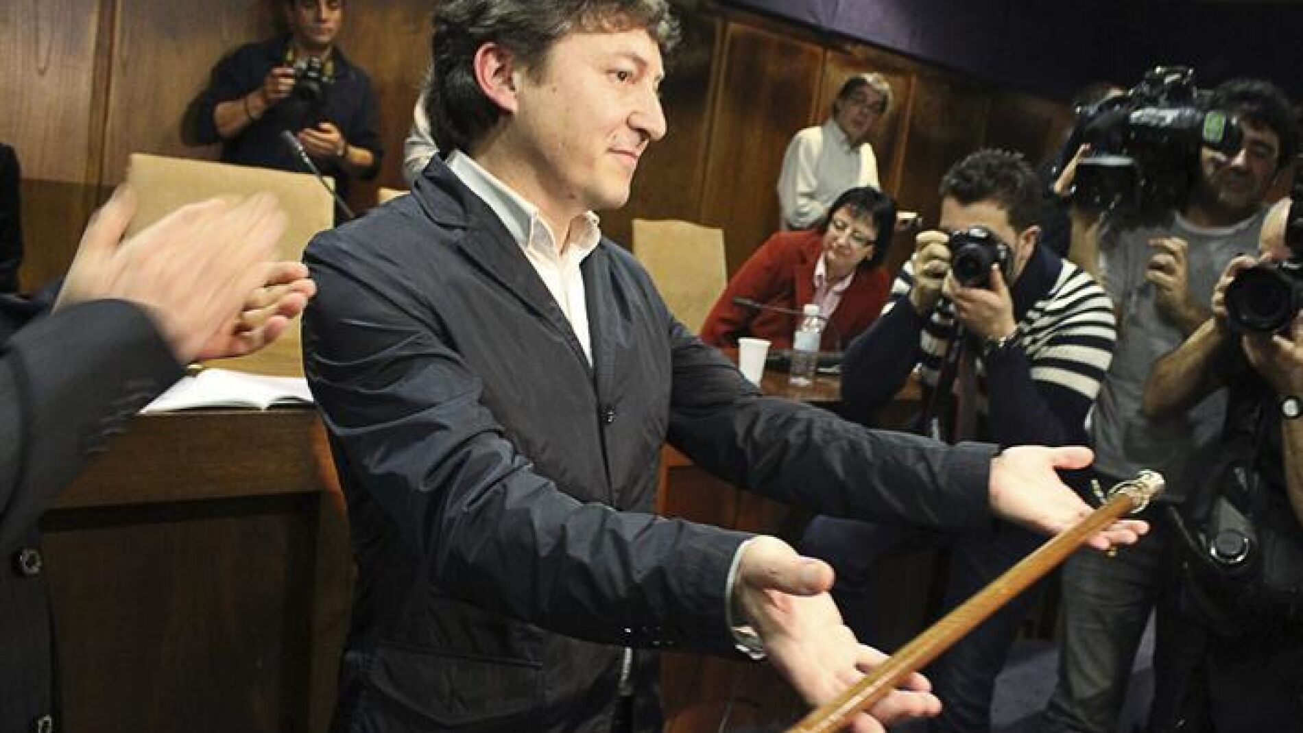El nuevo alcalde de Ponferrada, el socialista Samuel Folgueral
