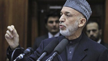 El presidente afgano Karzai