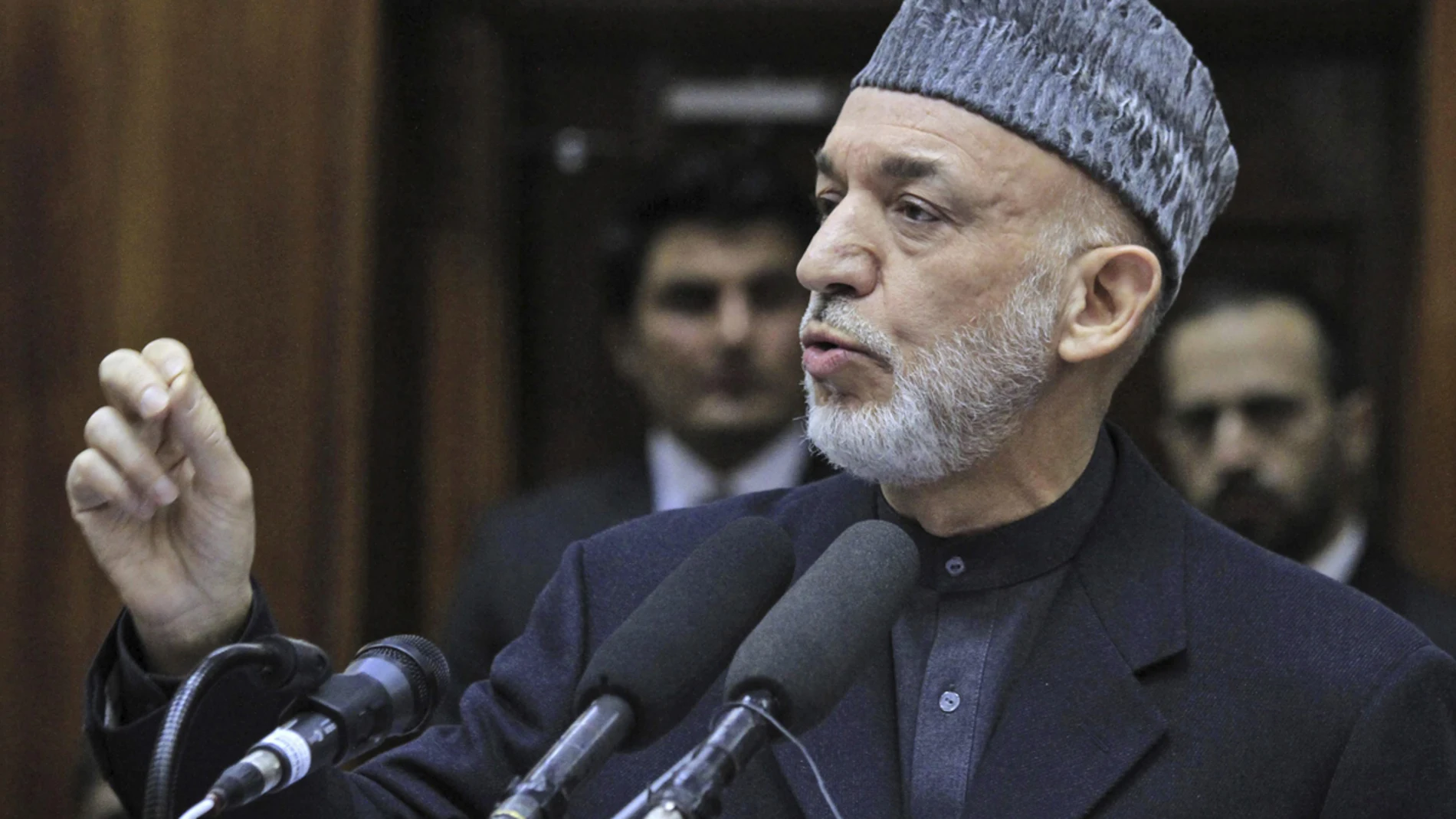 El presidente afgano Karzai El presidente afgano Karzai