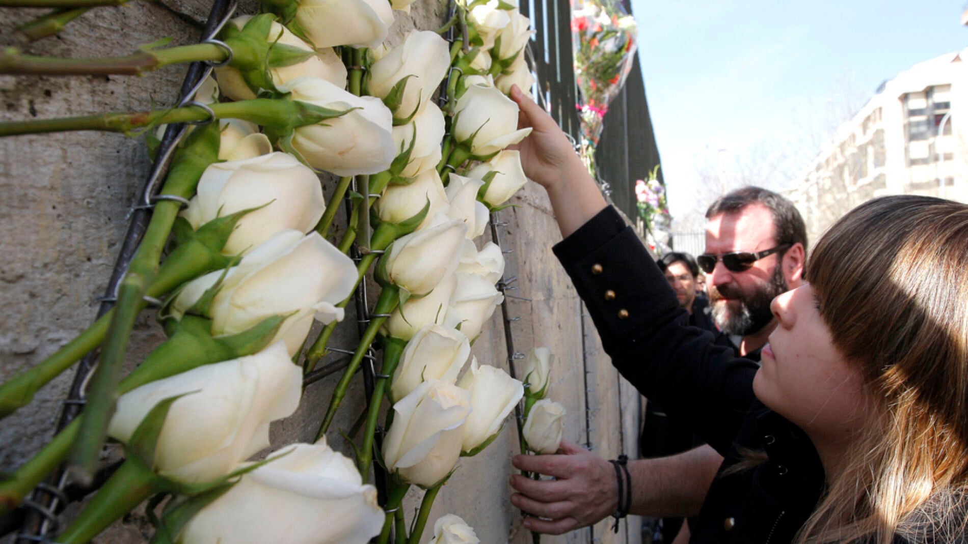 Familiares y v&iacute;ctimas del 11-M en un homenaje