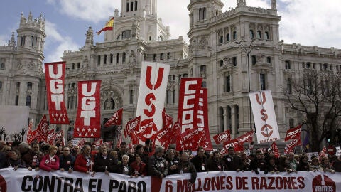 Manifestaci&oacute;n en Madrid convocada por la cumbre social