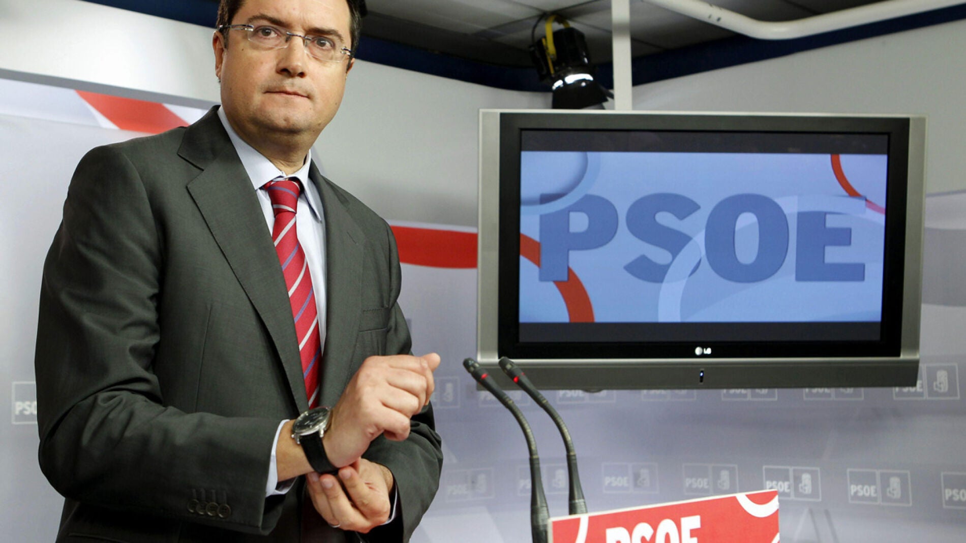 El secretario de Organizaci&oacute;n del PSOE, Oscar L&oacute;pez