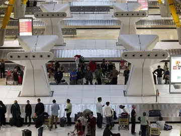 Imagen del interior de la T4 de Barajas Imagen del interior de la T4 de Barajas