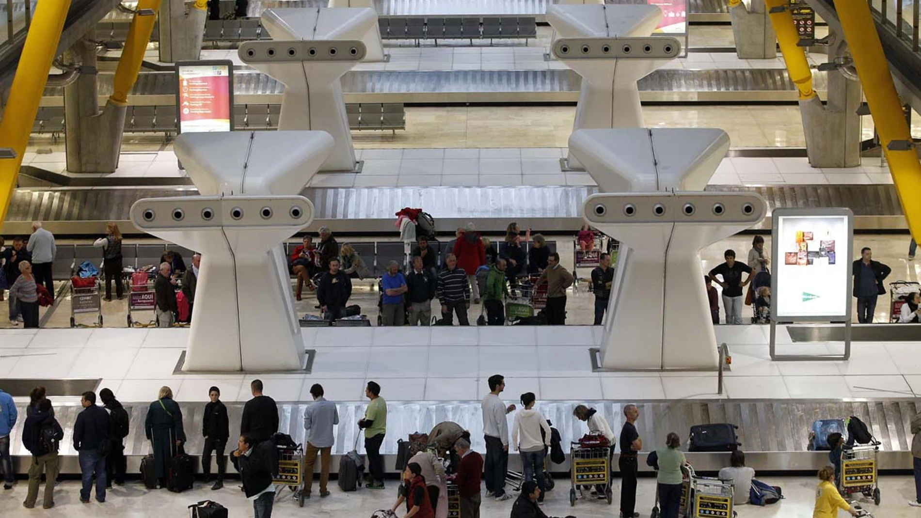 Imagen del interior de la T4 de Barajas Imagen del interior de la T4 de Barajas