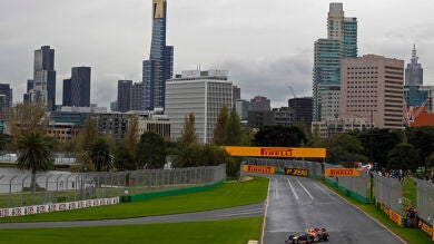 Previsión de lluvia en la clasificación del GP de Australia