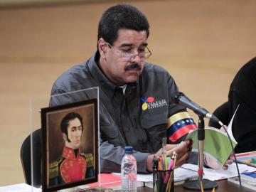  El presidente encargado de Venezuela, Nicolás Maduro