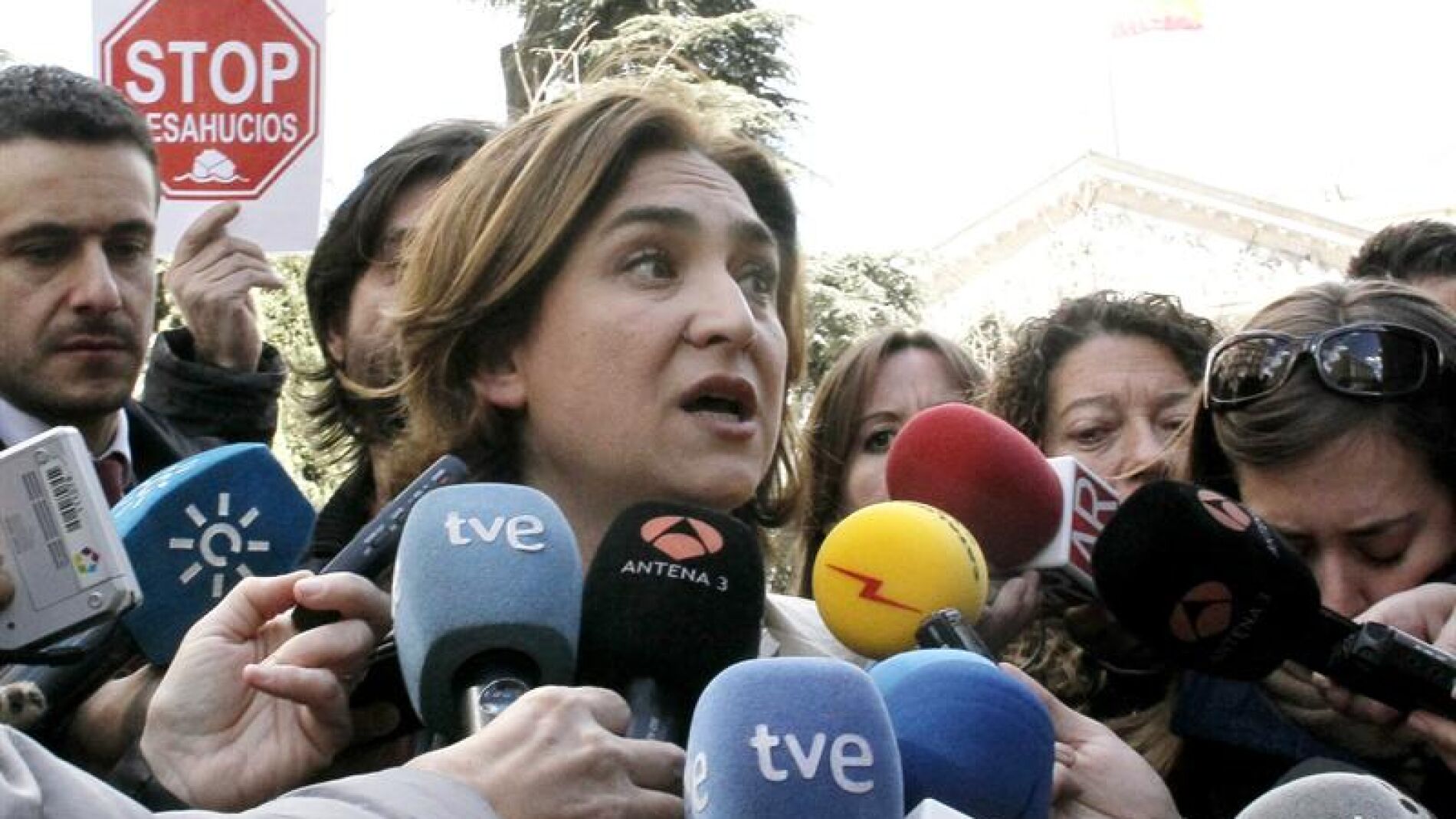 Ada Colau, portavoz de la PAH