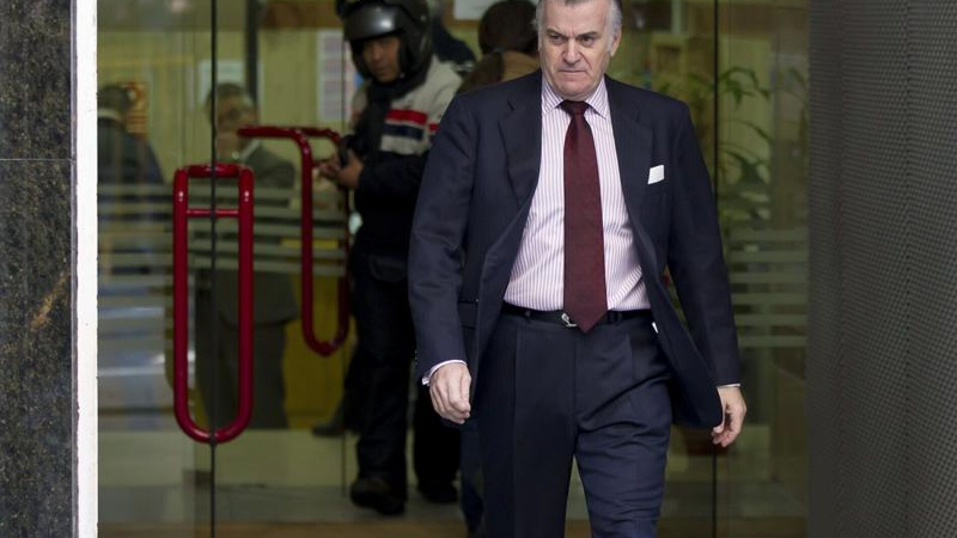 B&aacute;rcenas a la salida de la Audiencia Nacional tras su comparecencia quincenal