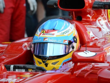 Alonso, preparado para la acción