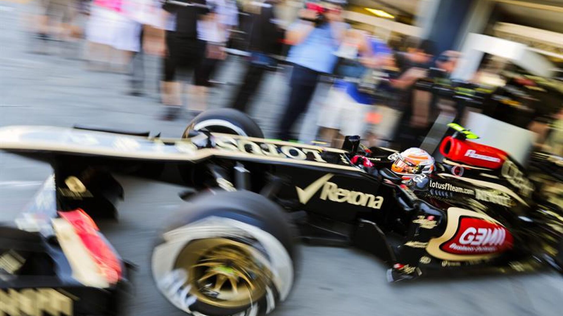 Grosjean en los Libres de Australia