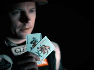 Kimi Raikkonen, con la carta del Joker