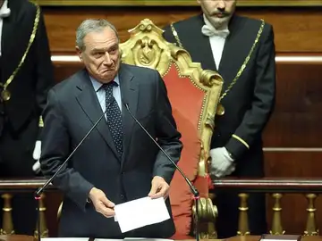 El nuevo presidente del Senado, Piero Grasso El nuevo presidente del Senado, Piero Grasso