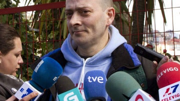Reboredo a su salida del centro penitenciario de A Lama