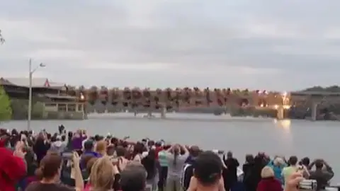 Demolición de un puente en Texas Demolición de un puente en Texas