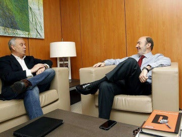 Reunión de Rubalcaba y Pachi Vázquez