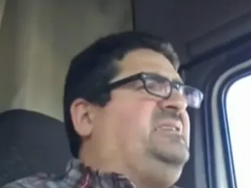 Camionero indignado Camionero indignado