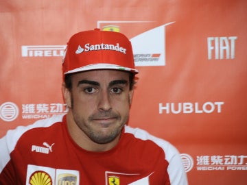 Alonso en rueda de prensa
