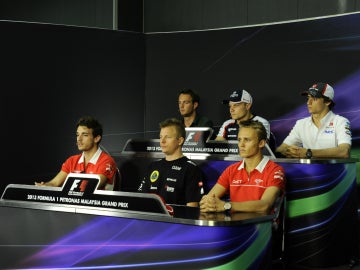 Rueda de prensa de la FIA en Sepang