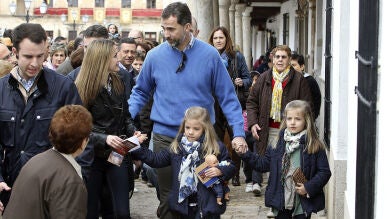Los príncipes de Asturias visitan Almagro por sorpresa