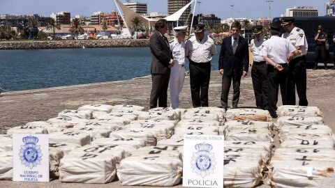 Alijo de coca&iacute;na incautado por la Polic&iacute;a