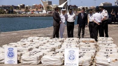 Un barco con dos toneladas de cocaína de Cabo Verde es interceptado en Canarias