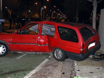 Accidente tras una persecución policial en Zaragoza