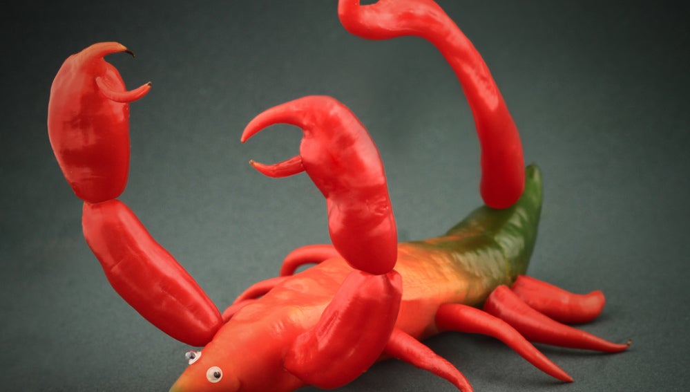 Escorpión de pimientos