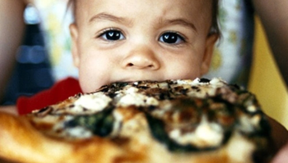 Embarazo y pizza