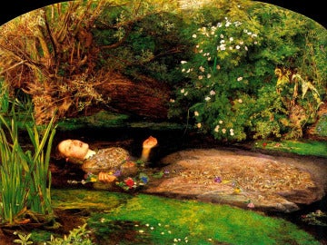 'Ofelia', de J. E. Millais, se suicidó buscando la vida eterna. 'Ofelia', de J. E. Millais, se suicidó buscando la vida eterna.